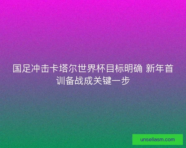 国足冲击卡塔尔世界杯目标明确 新年首训备战成关键一步